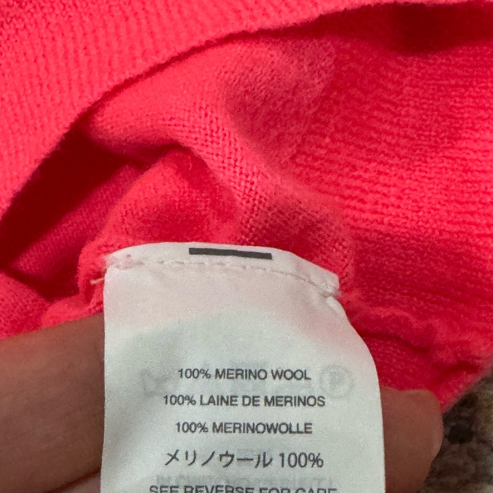 J. Crew Vibrant Pink Crew Neck Sweater - Picture 3 of 6